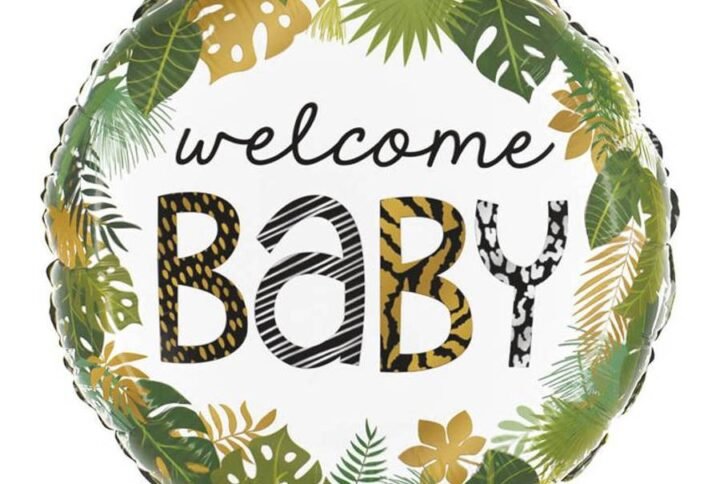 folinis-balionas-apvalus-dziungles-Welcome-baby-46-cm