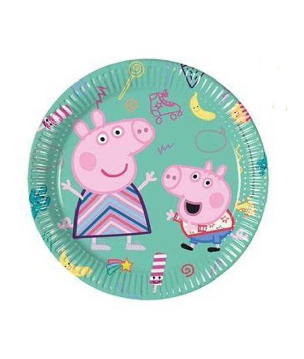 Vienkartinės lėkštutės ,,Kiaulytė Peppa” 8 vnt.