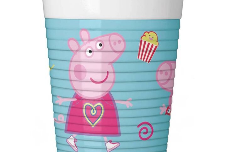 vienkartiniai-puodeliai-plastikiniai-kiaulyte-peppa-8-vnt