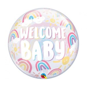 Folinis-balionas-burbulas-Welcome-baby-56-cm