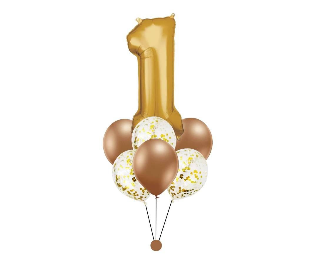 Balionų-kompozicija-auksine-nr.-1