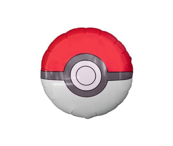 Folinis balionas apvalus kamuolys ,,Pokemonai” 50 cm