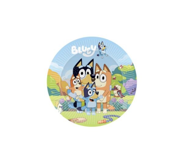 Vienkartinės lėkštutės ,,Bluey” 10 vnt.