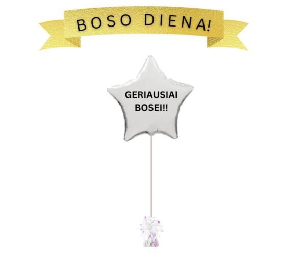 Balionų kompozicija ,,Geriausiai bosei”