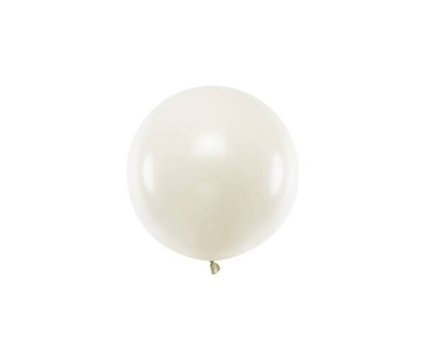 Didelis balionas kreminis 60cm