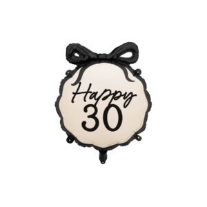 Folinis-balionas-su-kaspinu-happy-30