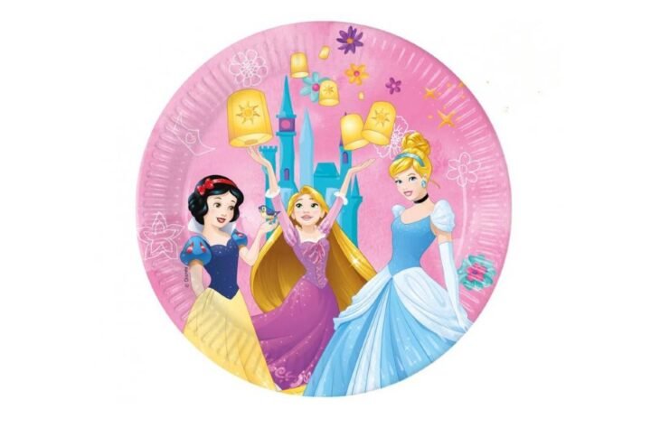 Vienkartinės-lėkštutės-princese-8-vnt-23-cm