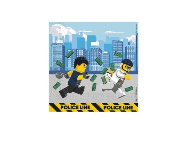 Vienkartinės servetėlės ,,Lego miestas” 20 vnt.