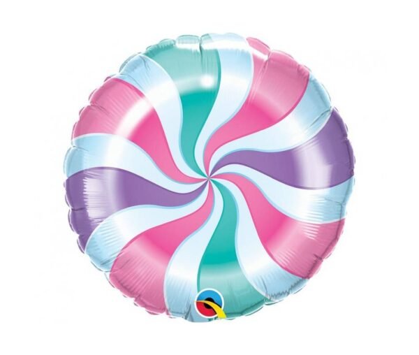 Folinis balionas ,,Pastelinis saldainis” 45 cm