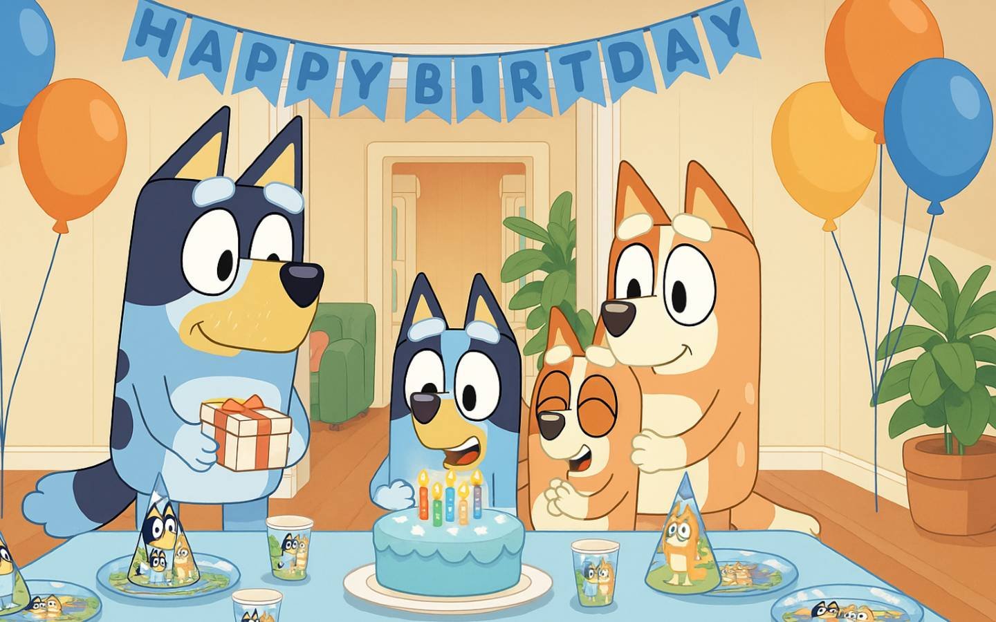 Bluey-teminis-vakarėlis-nepamirštama-šventė-vaikams-2