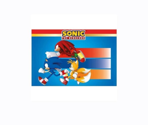 Plastikinė staltiesė ,,Ežiukas Sonic” 180cm