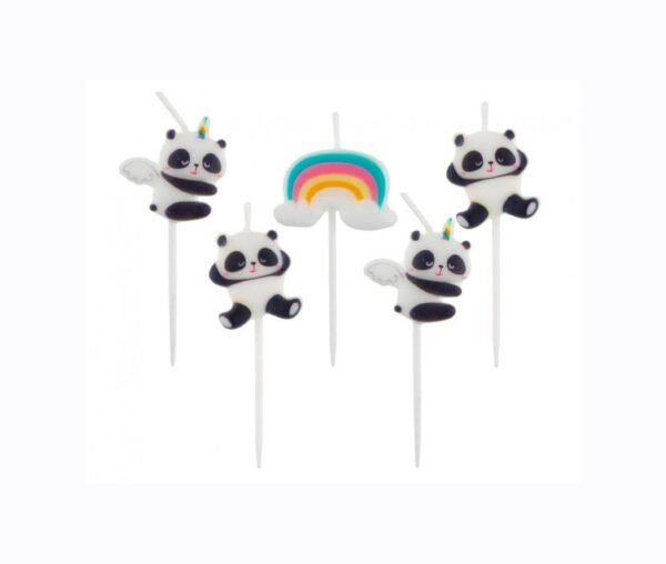 Gimtadienio žvakutės ,,Panda”