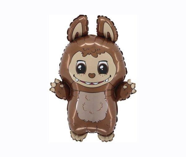 Folinis balionas rudas ,,Labubu” 60cm