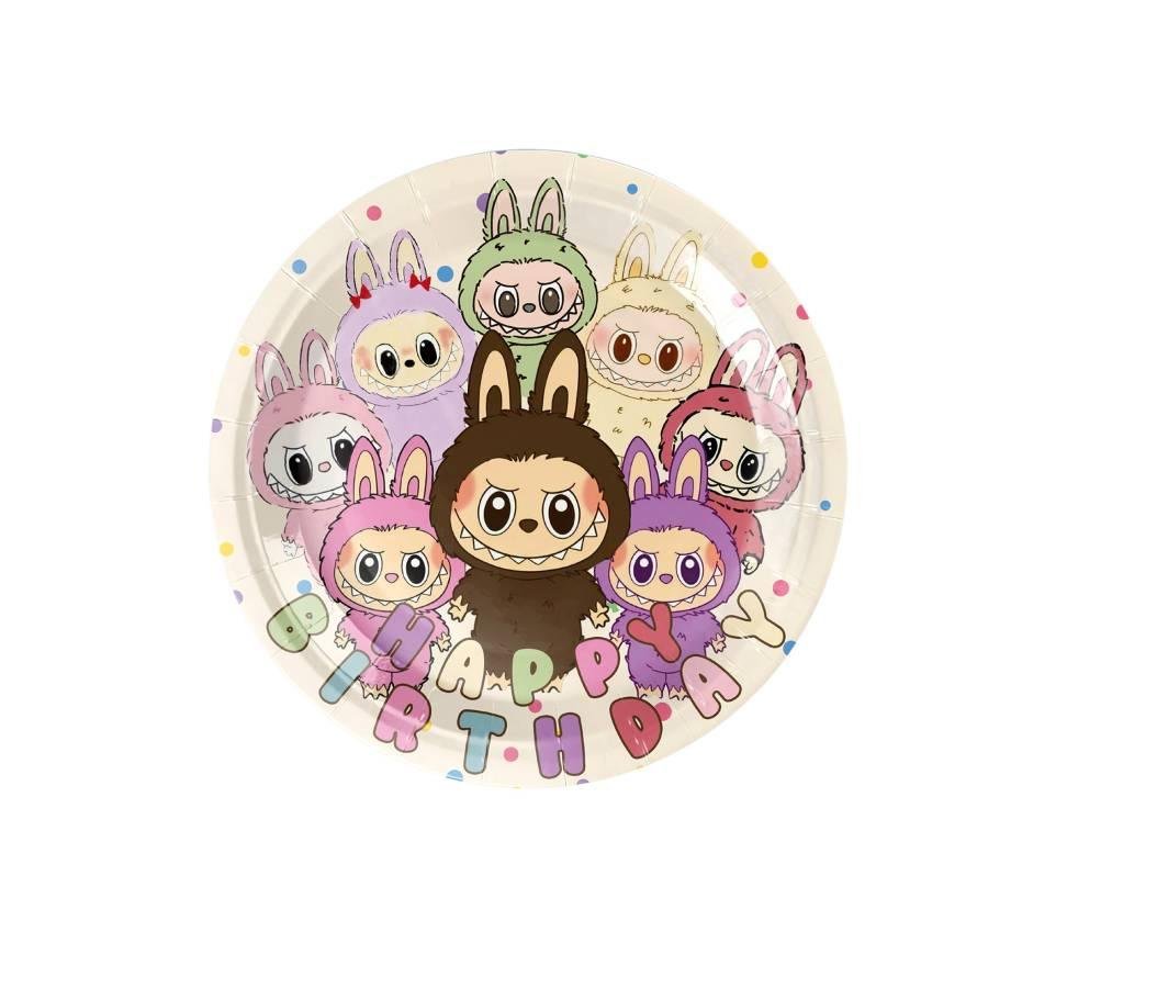 Vienkartinės-lėkštutės-spalvotos-Labubu-10-vnt.